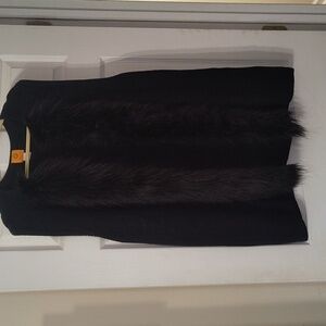 ruby Rd faux fur trimmed vest